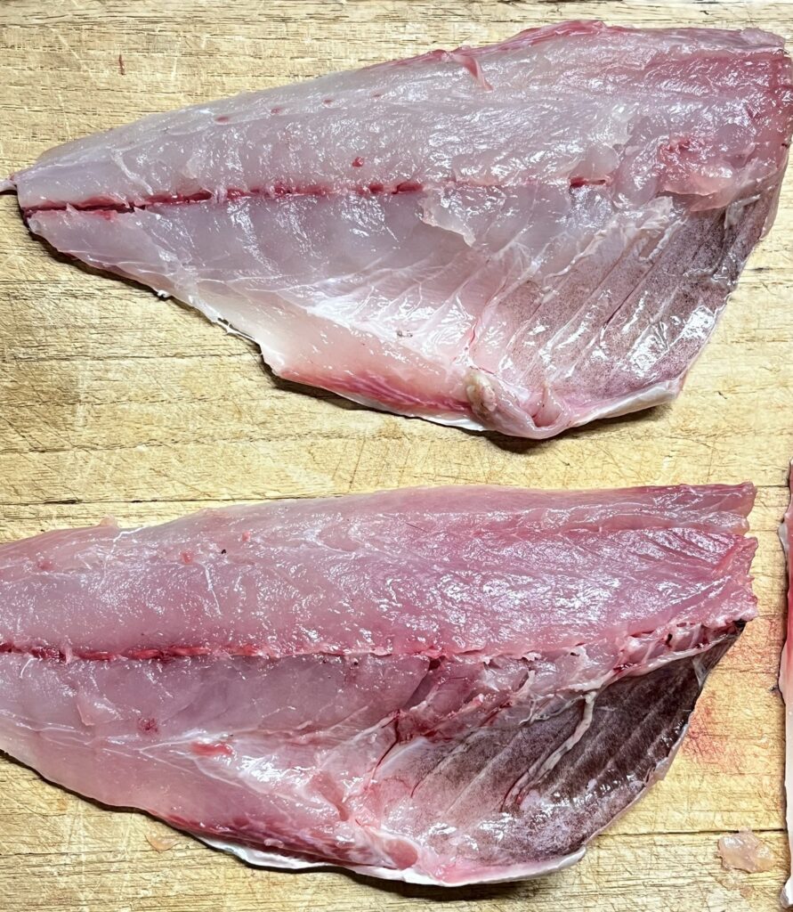  津本式処理と通常処理の身の色の比較