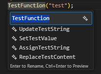 シンボルの名前一括変換を行っている図